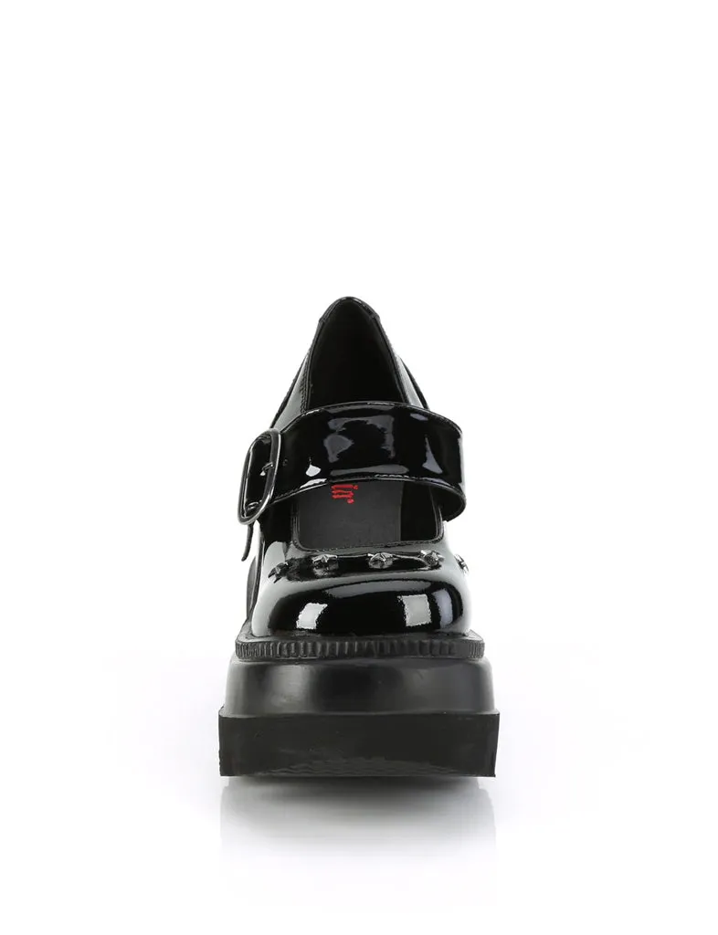 DEMONIA SHAKER-23 - BLACK PATENT ✰ PRE ORDER ✰