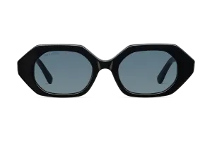 Santorini / Black   Dark Black Lens.