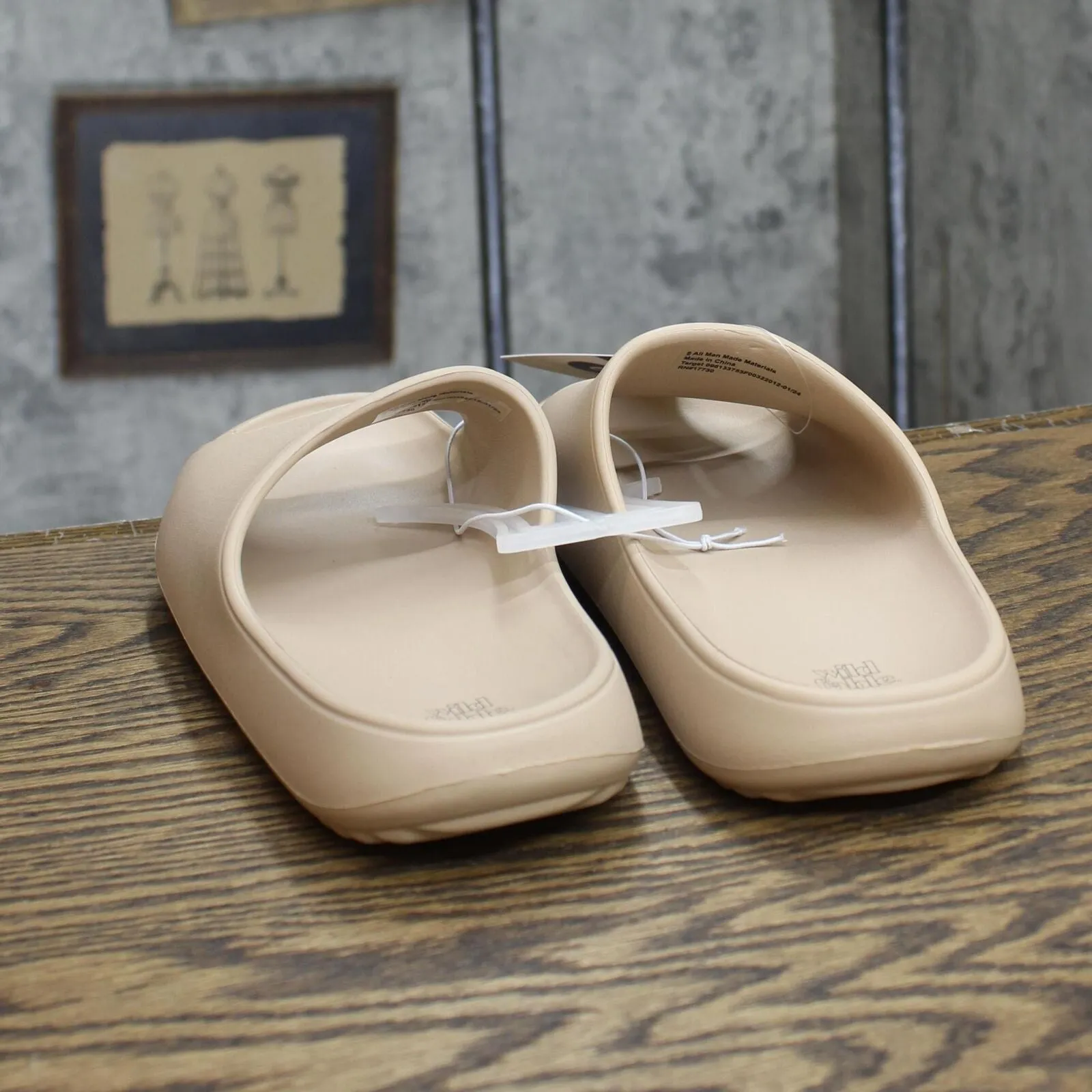 Wild Fable Womens Robbie Slide Sandals 86510018 Tan Brown 6M